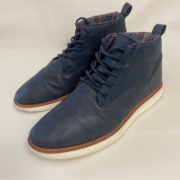 Ben Sherman Nu Casual Chukka Boots Size 10.5 Blue Mens - Picture 10 of 13